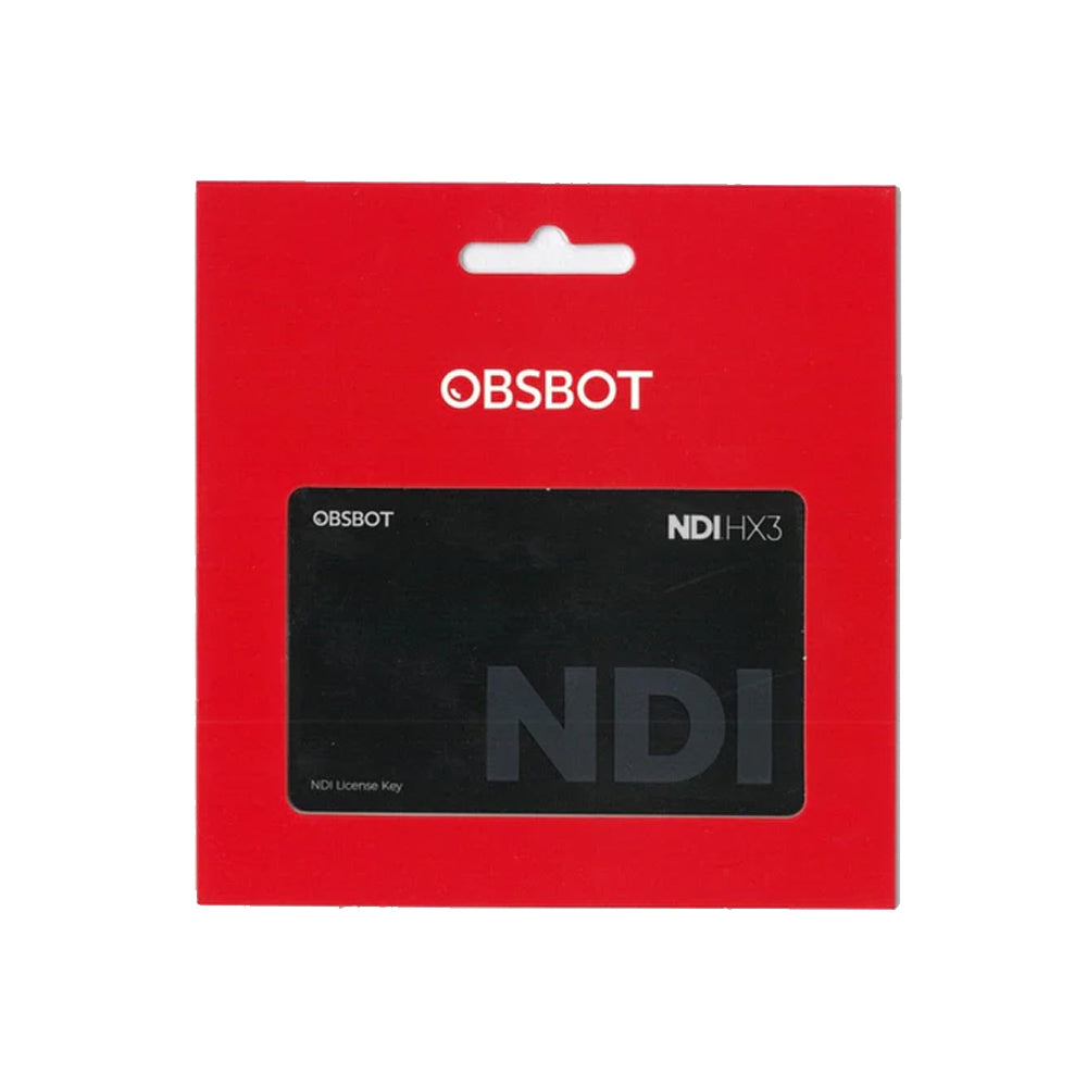 OBSBOT Tail Air Streaming Camera NDI License Key (HX3) - Unlock Professional Live Streaming for Gaming, Webinars & Content Creation