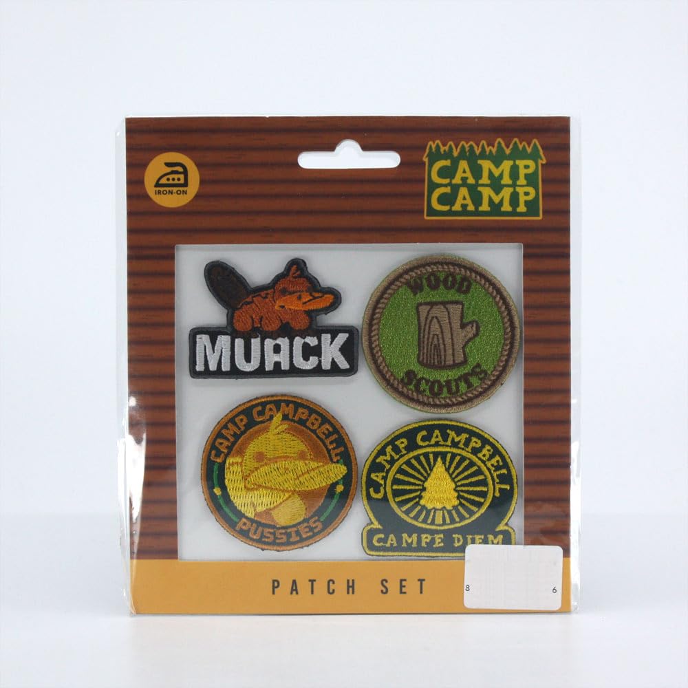 Woven Embroidered Iron-On Backing Patch for Clothing & Accessories - Camping Style DIY Customization (Perfect for Jackets, Bags, Hats & Denim)