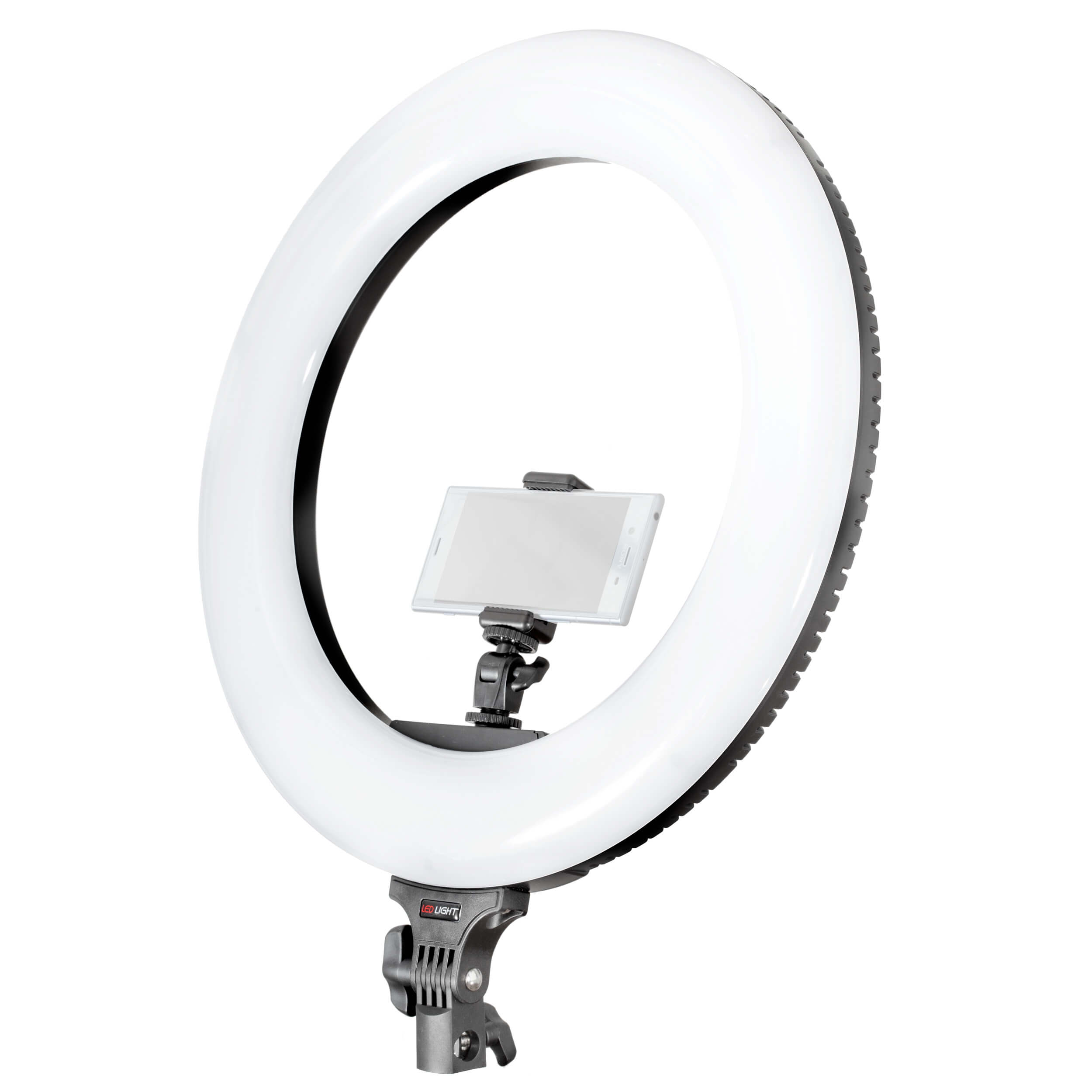 RICO240B MKII 46cm (18 Inch) 3200-5600K Adjustable LED Ring Light for Photography, Videography, YouTube & TikTok Content Creation