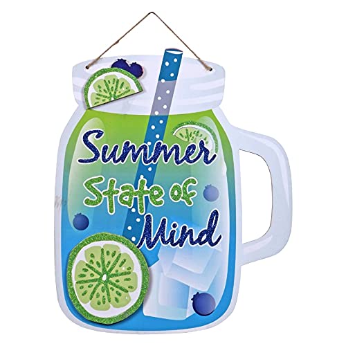 Colorful Glitter Hanging Wall Sign for Summer Parties, Pool & Beach Decor