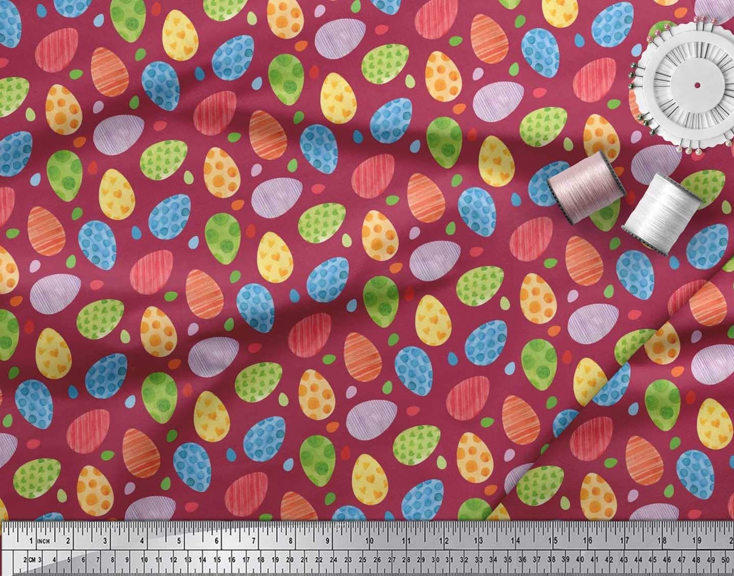 Soimoi 100% Cotton Jersey Knit Fabric by The Yard - 58