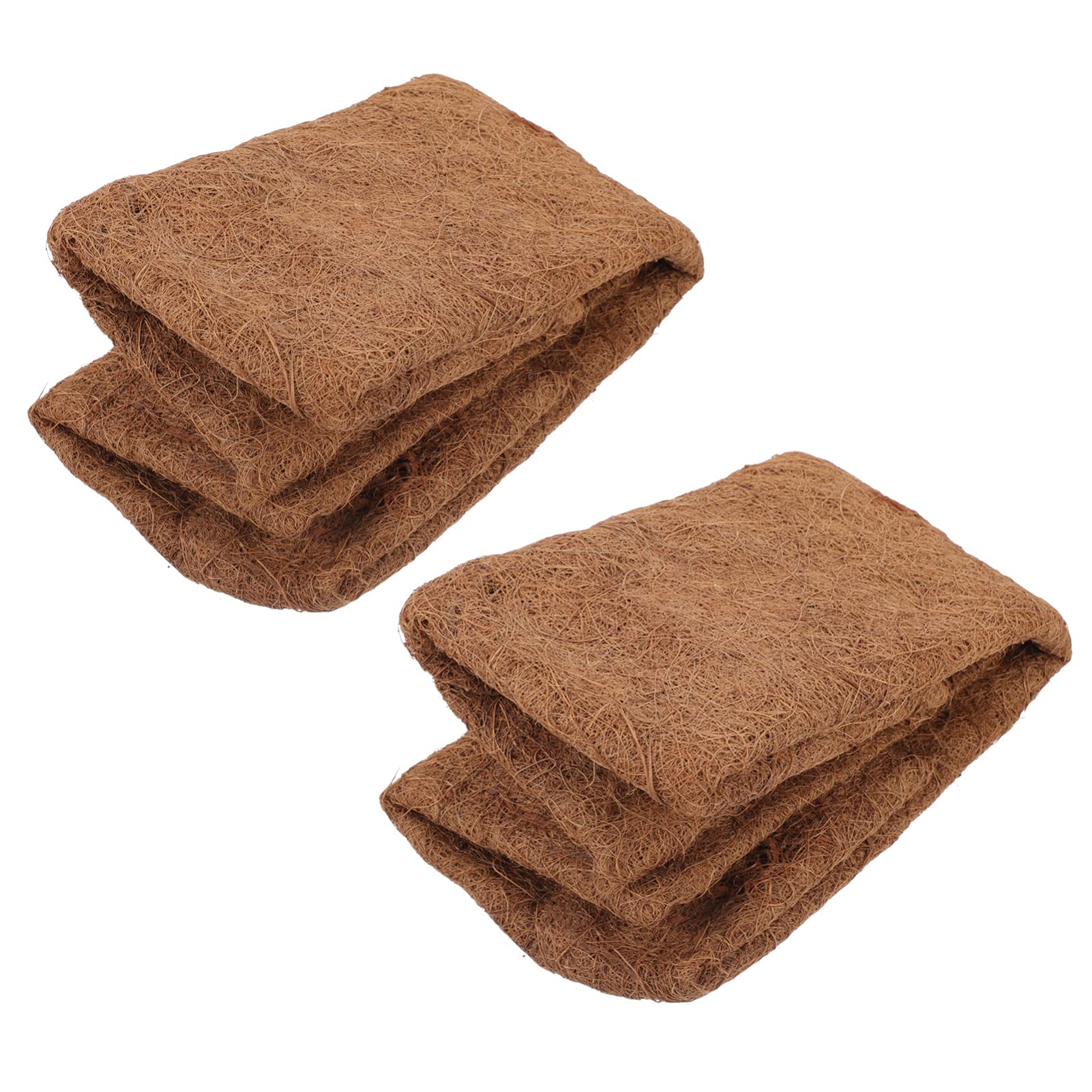 2 Pack Hemoton Round Plant Basket Liners - 56x18cm Palm Fiber Pot Liners for Hanging Baskets, Flower Pots & Bird Planters | Perfect for Indoor/Outdoor Gardening, Vegetable Planting & Decorative Plant Displays