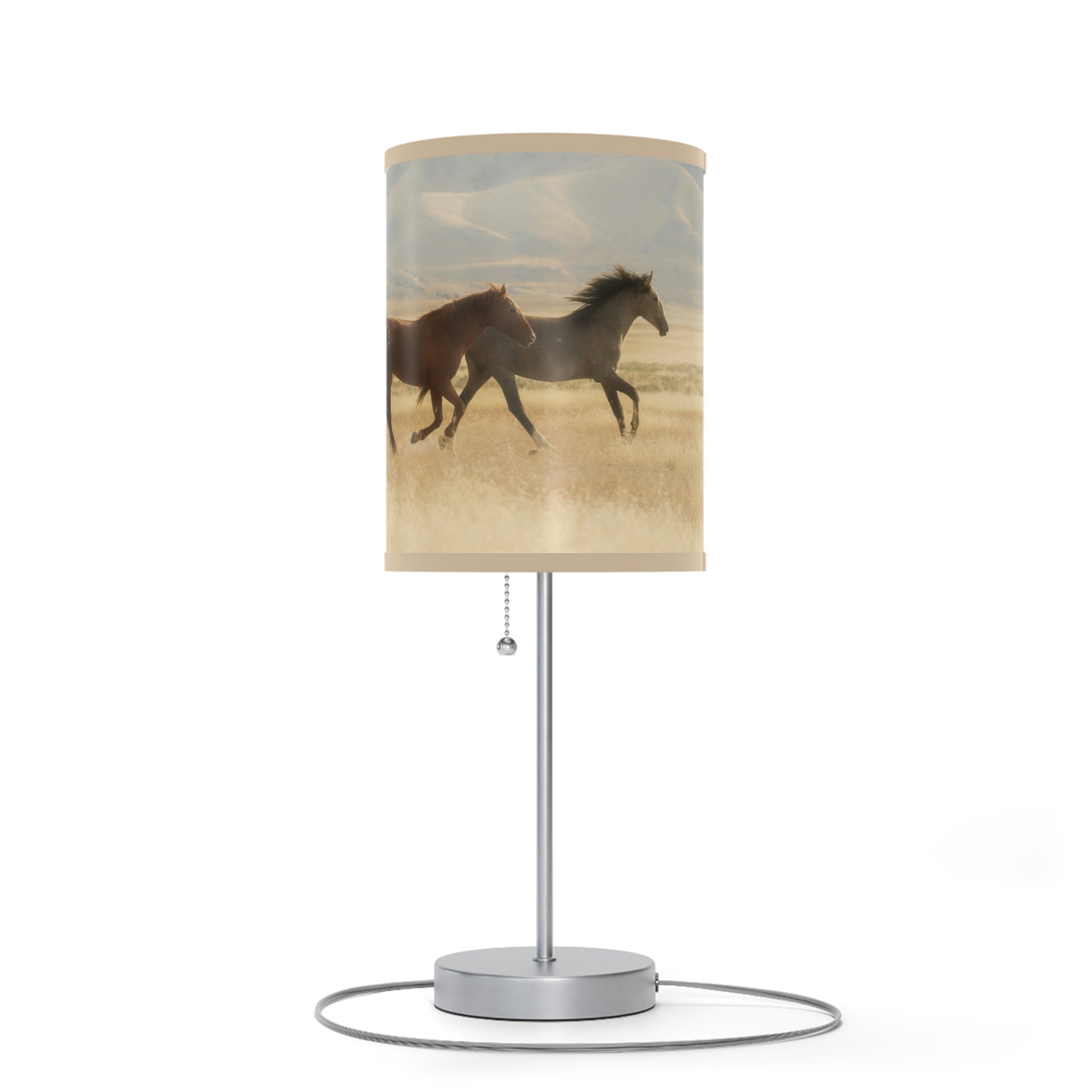 Galloping Horse Table Lamp - Western Style Bedroom & Office Lighting for Home Decor - Perfect for Western Themed Rooms, Cowboy Decor, and Ranch Style Interiors