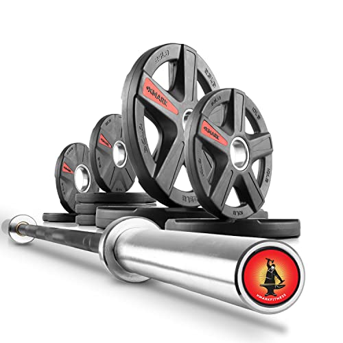 09) Bar & 95 lb Weight Set