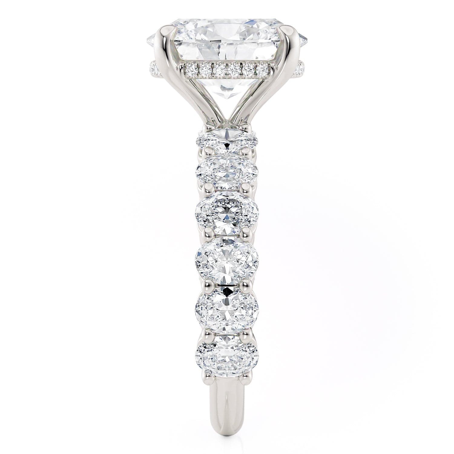 Oval Diamond Engagement Ring for Women - 14K Gold Wedding Band with Sparkling Stones | Perfect for Proposals, Anniversaries & Special Occasions