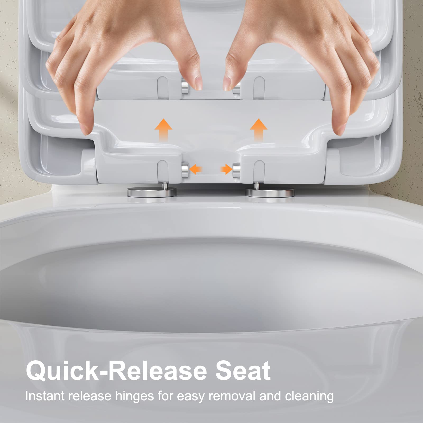 HOROW HWMT-8733 Compact One-Piece Toilet with Dual Flush - 10