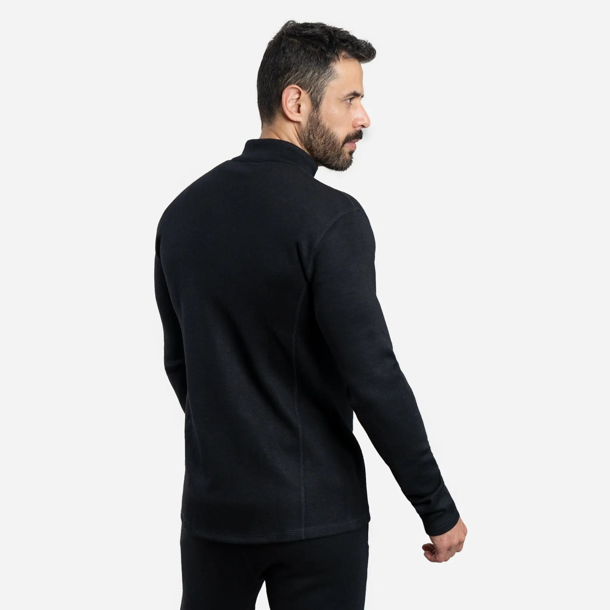 Men's Alpaca Wool Jacket - 420 Midweight Full Zip Fleece for Outdoor Hiking & Winter Travel | Warm & Durable Cold Weather Coat