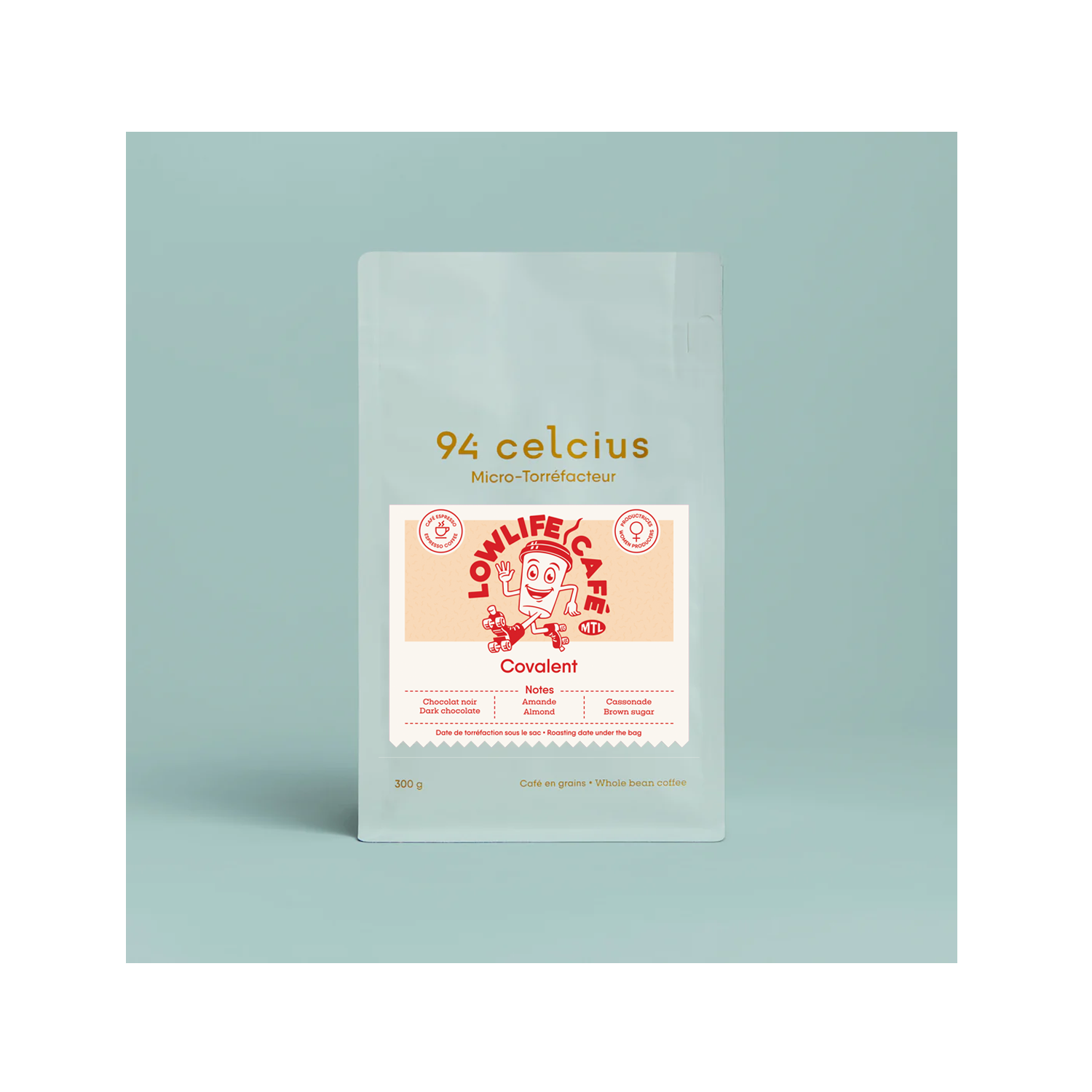 Premium Espresso Blend Coffee - Covalent Organic Coffee Beans for Rich & Smooth Taste - Perfect for Home Brewing, Espresso Machines & Gifting