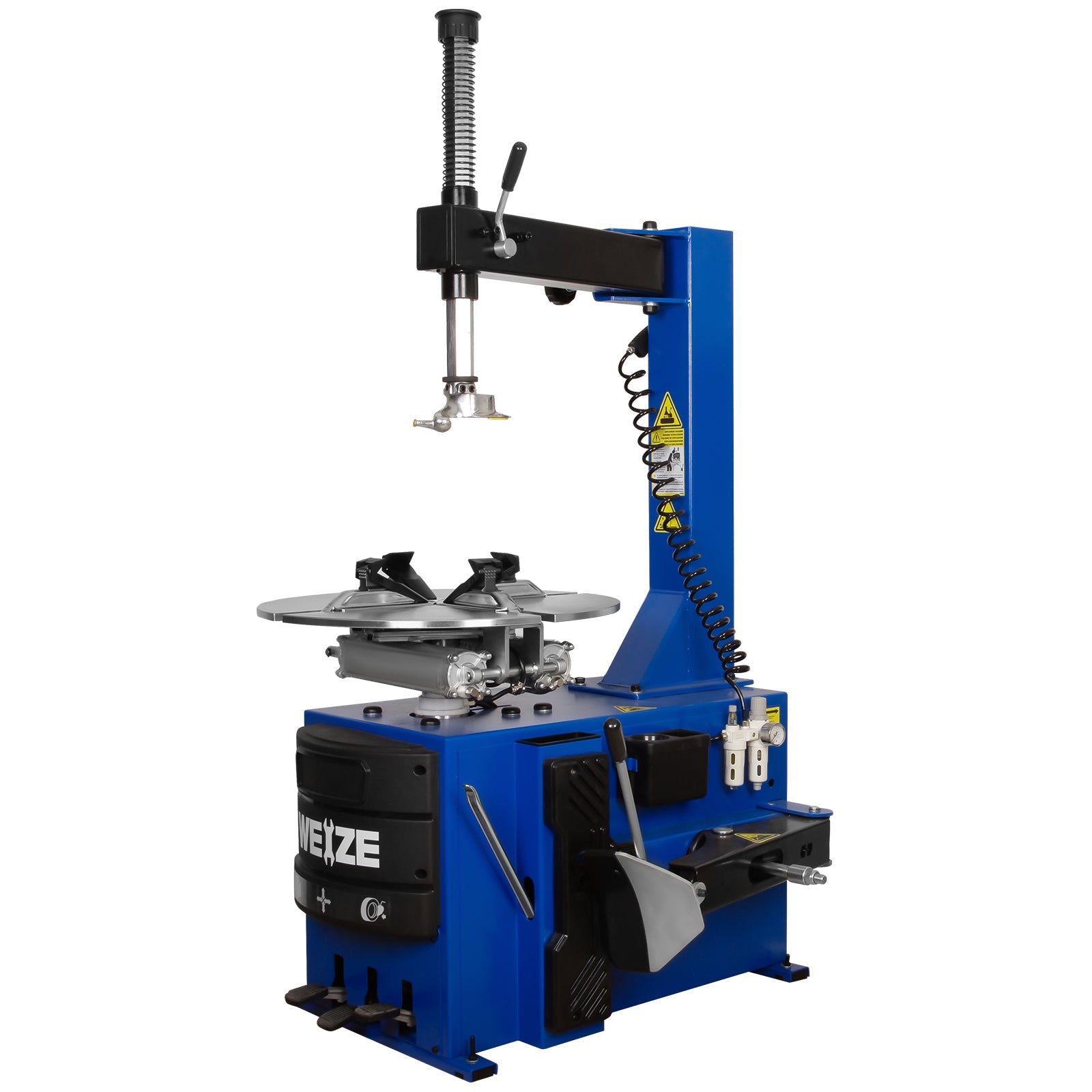WEIZE 2 HP Heavy Duty Swing Arm Tire Changer - Professional Wheel Changer Machine for Auto Shops & Home Garages - Perfect for Car, Motorcycle & ATV Tire Changes