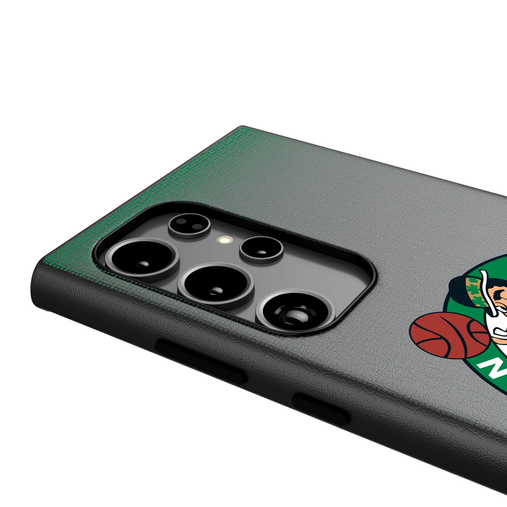 Boston Celtics MagSafe Compatible Phone Case for Samsung Galaxy - Durable Linen Cover for Sports Fans & Celtics Supporters - Perfect for Game Days & Everyday Use