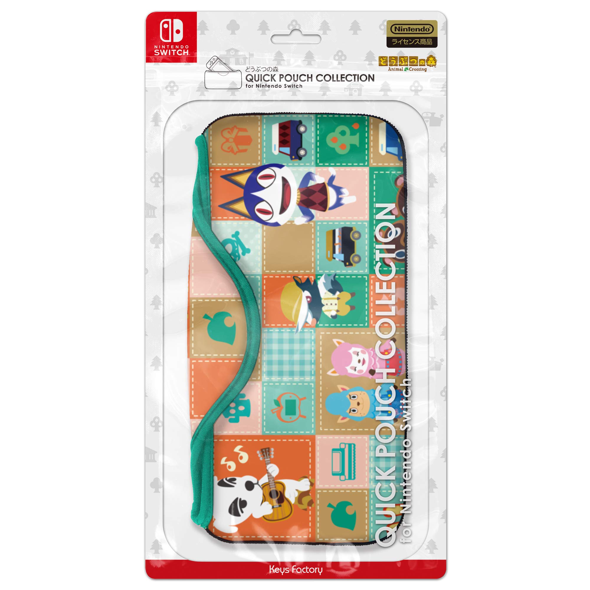 Nintendo Switch Quick Pouch Collection for Animal Crossing (Type A) - Protective Case for Travel & Gaming On-The-Go