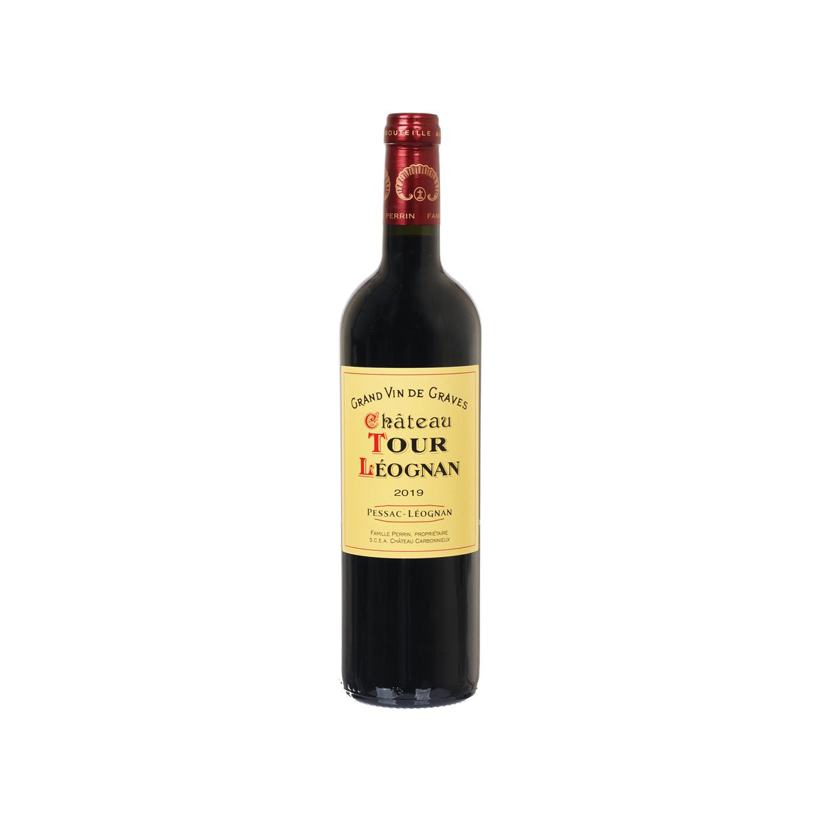 CH TOUR LEOGNAN Pessac Leognan 2019 Red Wine (750mL) - Premium French Bordeaux for Gifting & Fine Dining