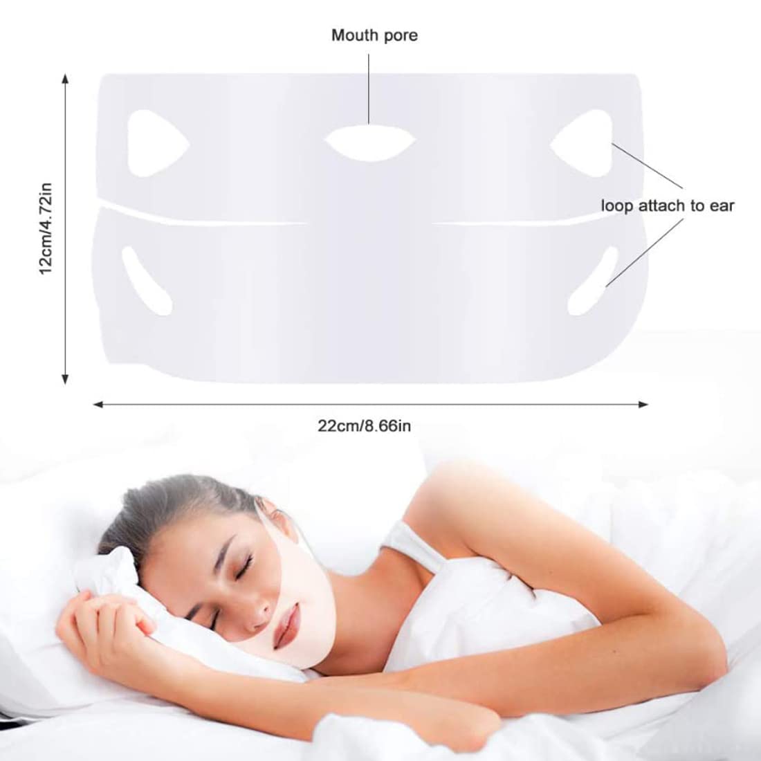 Kudh Lift Firming Facial Mask - Whitening, Moisturizing & V-Line Shaping Peel-Off Mask for Slimming & Eliminating Edema (Pack of 3) | Anti-Aging Skincare for Chin & Jawline | Perfect for Night Routine & Spa Days
