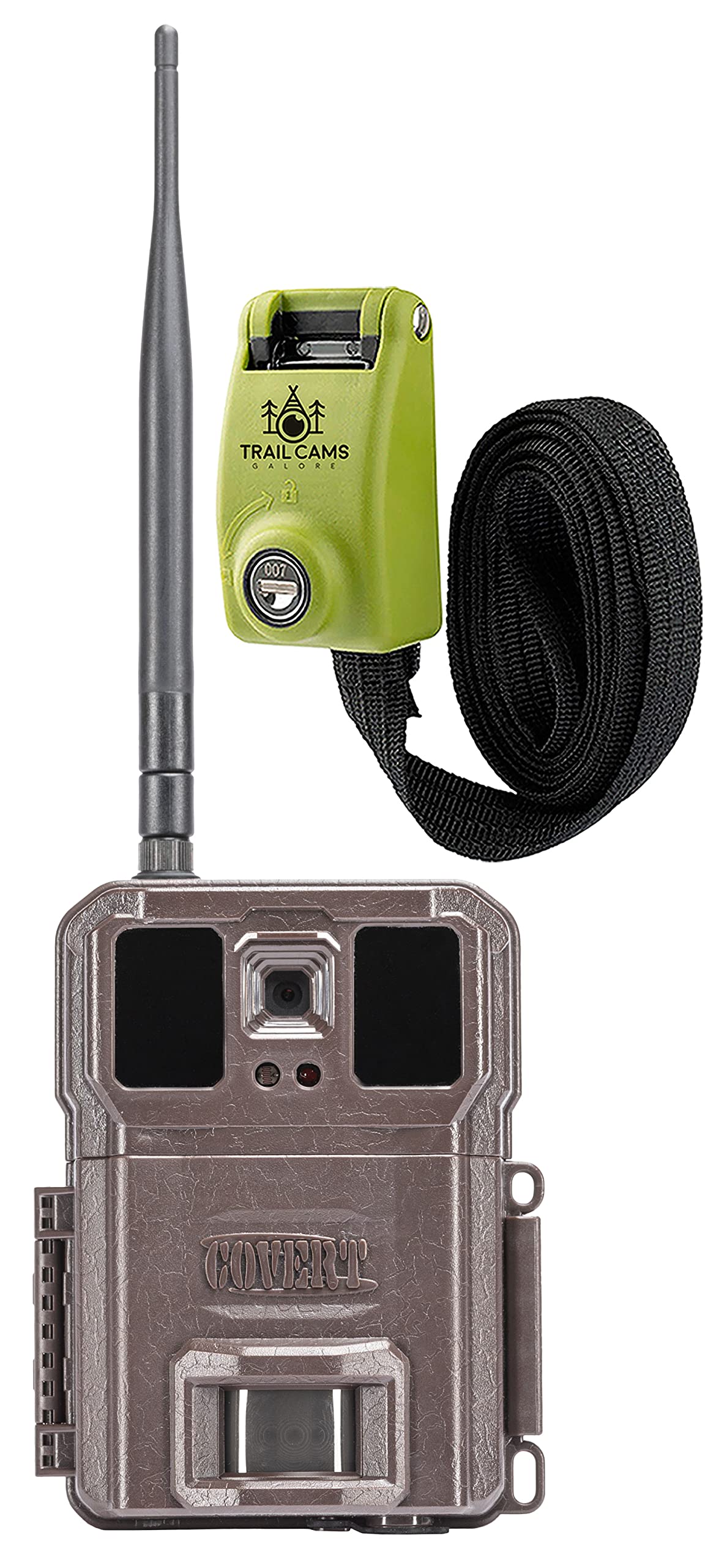 WC30A Cellular Trail Camera with Steel Reinforced Strap - 4G LTE Wireless Game Camera, Night Vision, Motion Activated for Wildlife Monitoring, Hunting & Outdoor Security (Brown)
