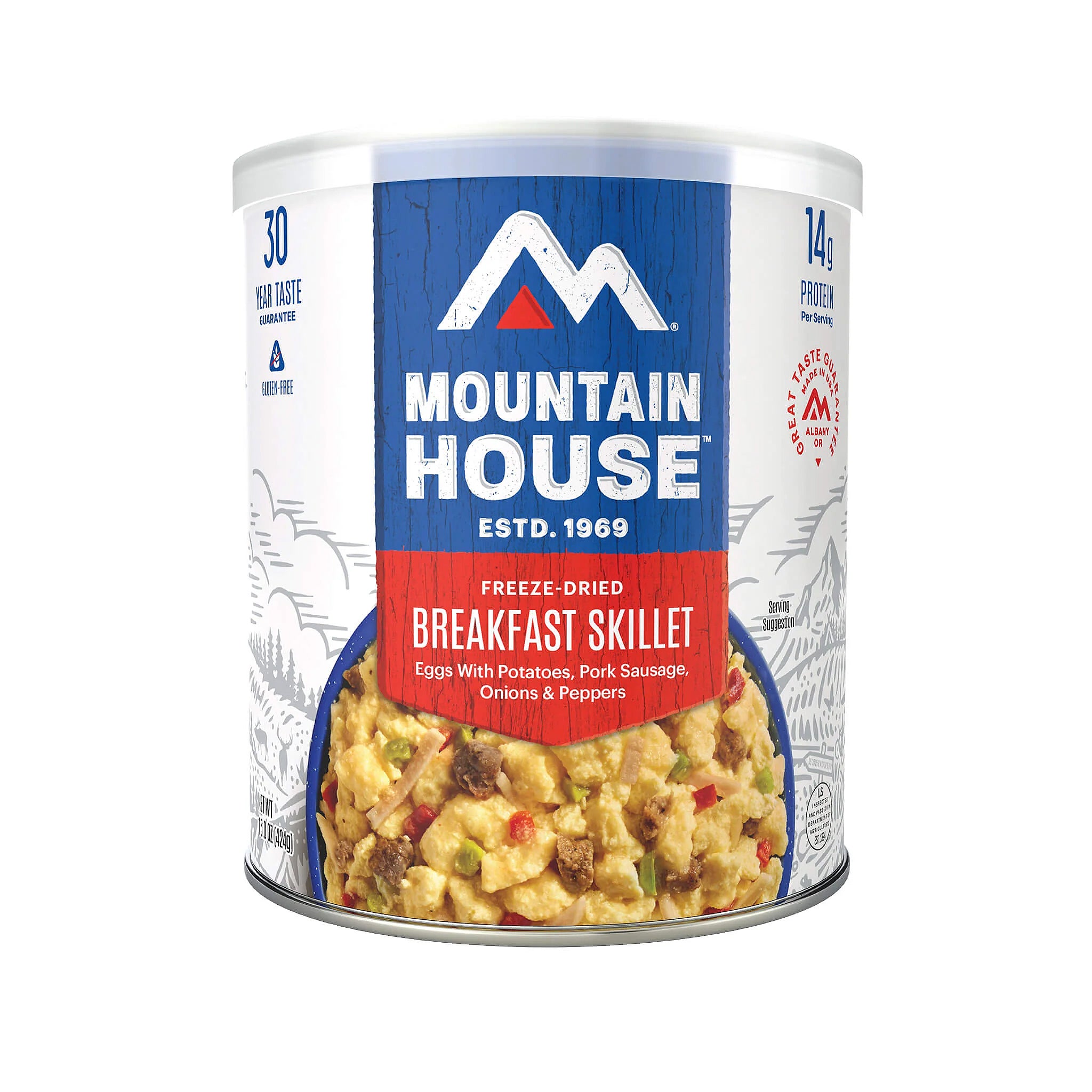 Mountain House Breakfast Skillet - Freeze Dried Camping & Emergency Food - #10 Can for Outdoor Adventures, Hiking & Survival Preparedness