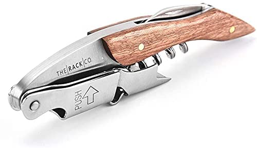 TheRackCo. Double Frame Wall Mount Wine Bottle Rack - Holds 12 Bottles with Free Corkscrew Opener | Space-Saving Home Bar & Kitchen Storage Solution for Wine Enthusiasts