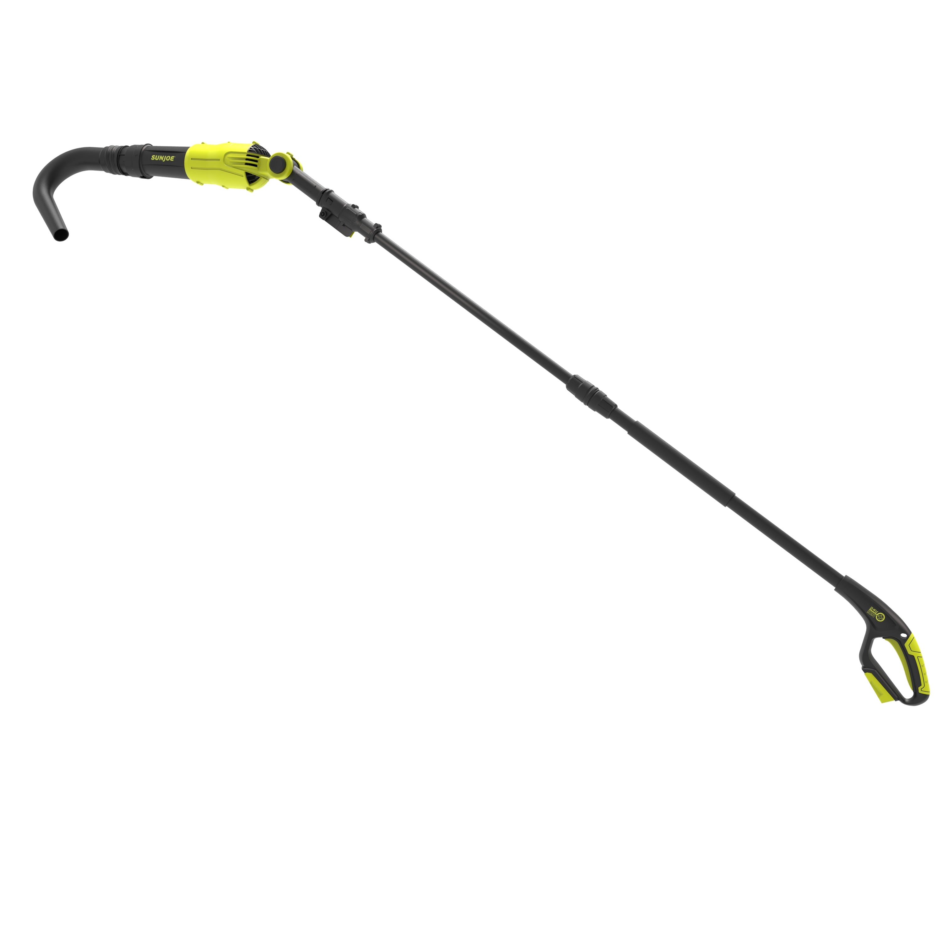 Sun Joe 24V TBP LTE 2-in-1 Cordless Handheld & Pole Leaf Blower Kit with 2.0Ah Battery & Charger | 3 Nozzle Attachments | Ideal for Yard Cleaning, Patio Maintenance & Driveway Debris Removal
