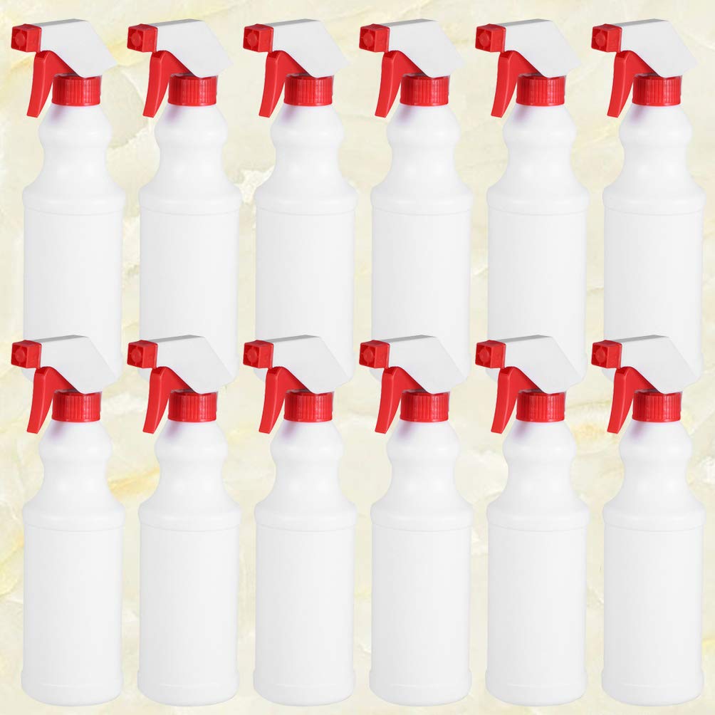 ULTECHNOVO 12 Pack Empty Mist Spray Bottles - Refillable Perfume Atomizer, Fine Water Mister for Essential Oils, Hair, Skincare & Travel (Great for DIY Beauty, Aromatherapy & Home Use)