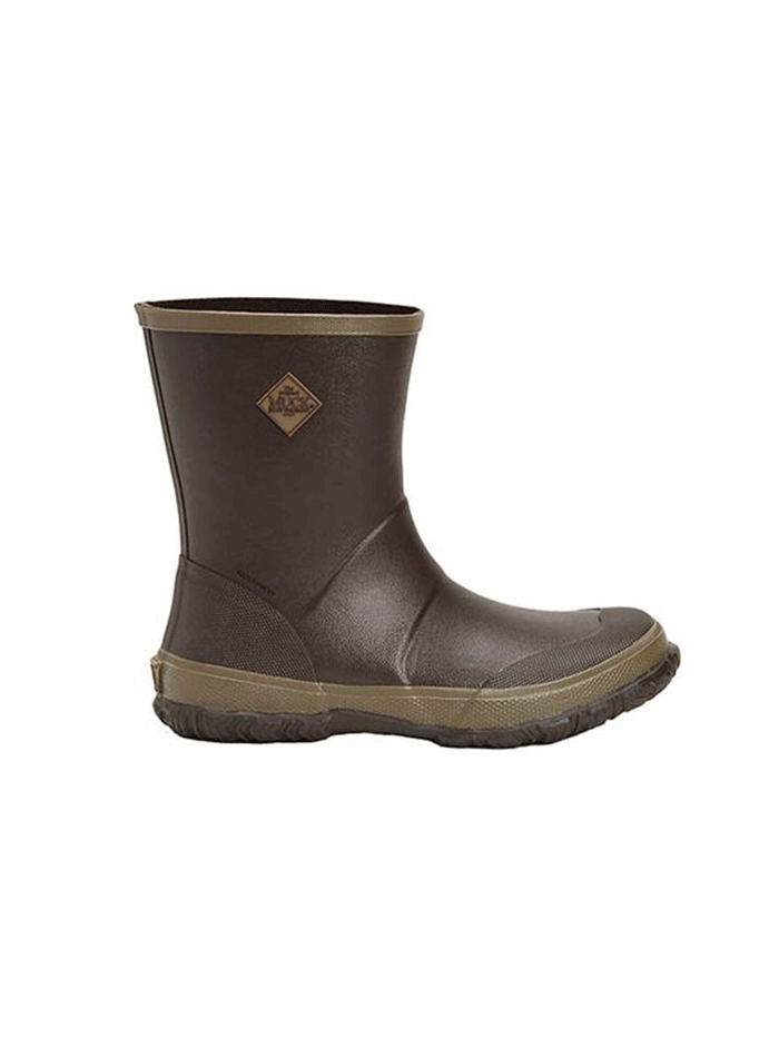 Muck FRM 900 Unisex Forager Mid Dark Brown Waterproof Work Boots - Perfect for Outdoor Hiking, Farming & Heavy Duty Work