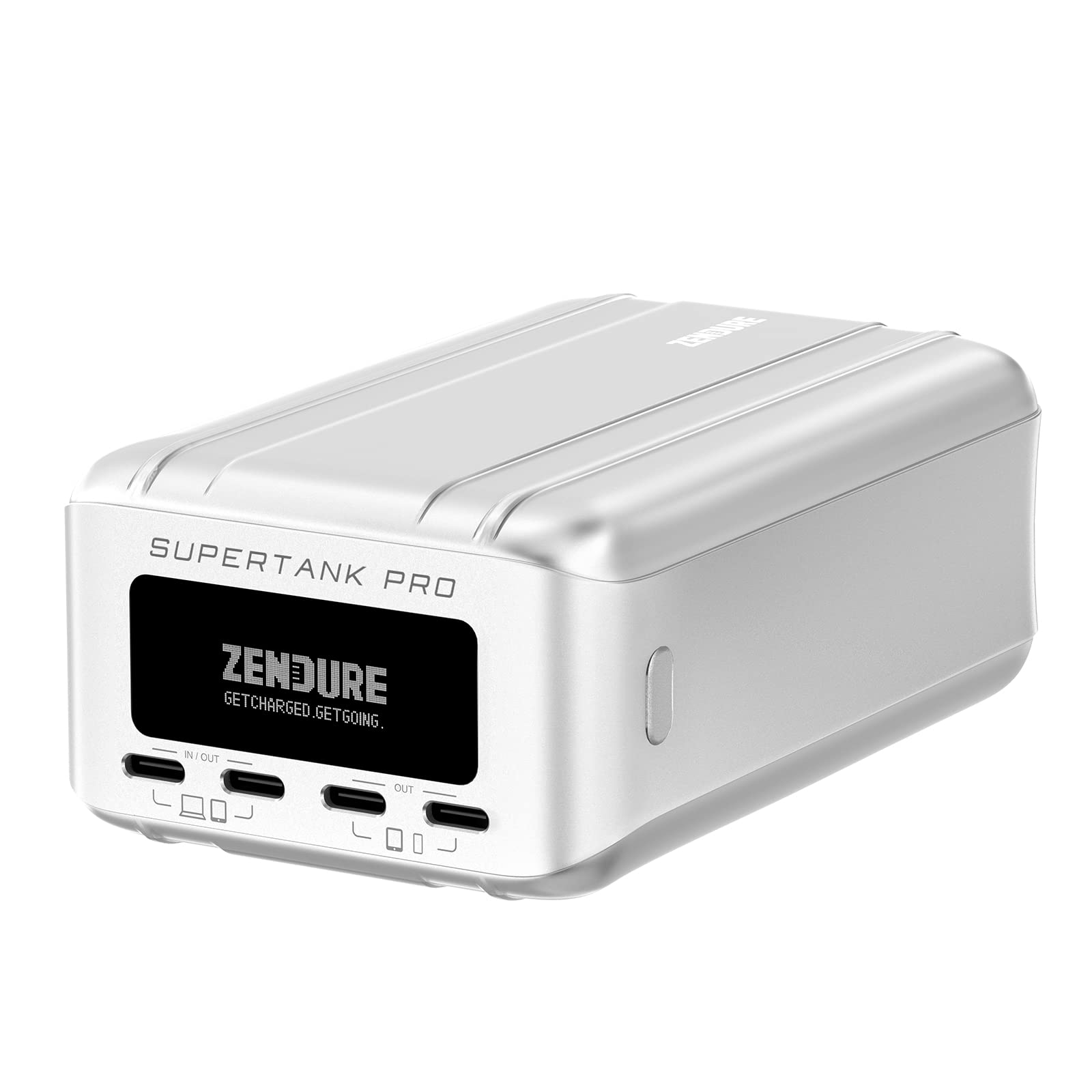 Zendure 100W Portable Laptop Charger - 26800mAh Power Bank with 4 USB-C & 1 USB-A Ports | Fast Charging External Battery for MacBook, iPad, iPhone, AirPods Pro, Huawei | OLED Display | Perfect for Travel, Work & Outdoor Adventures