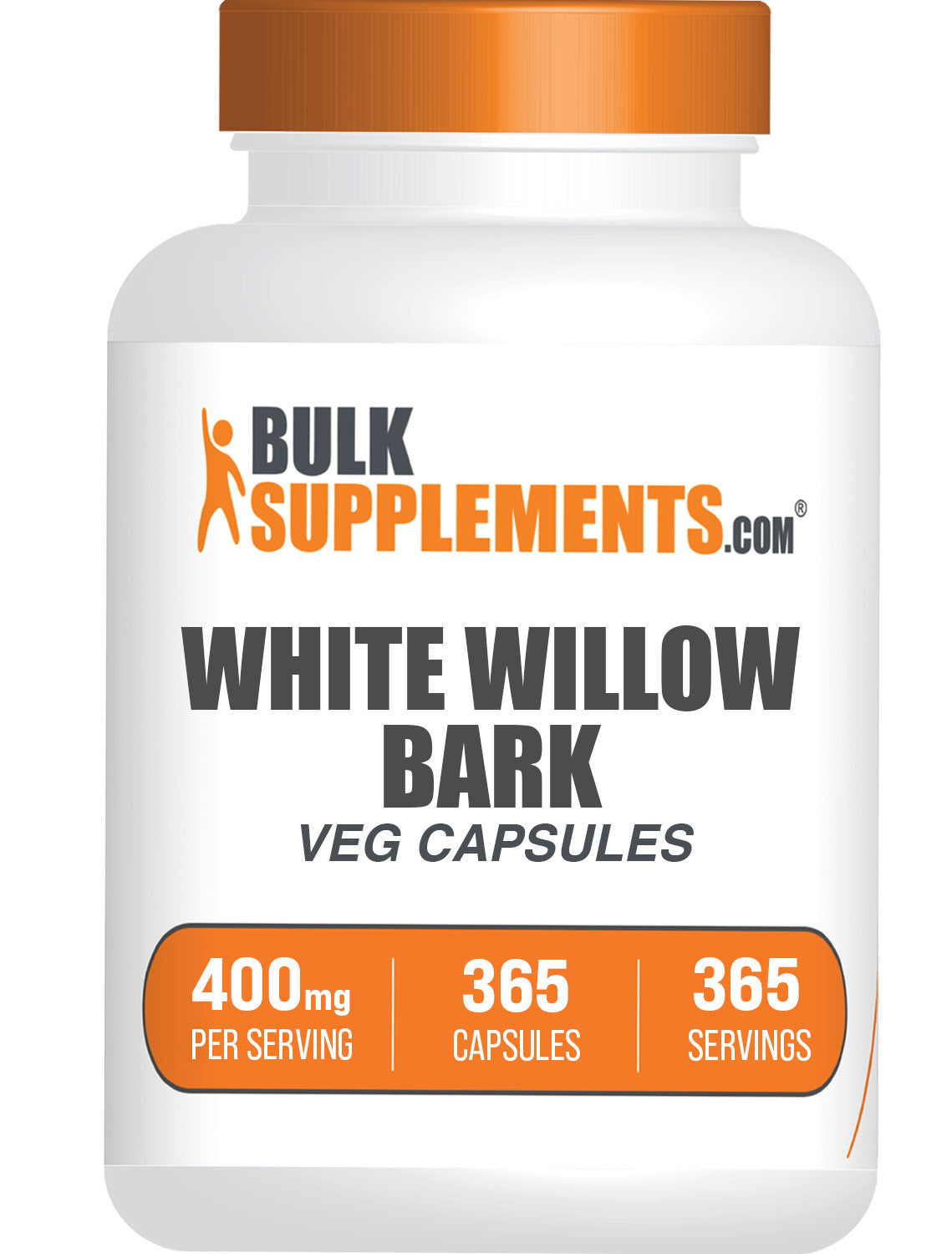 White Willow Bark Extract Capsules 500mg - Natural Pain Relief & Anti-Inflammatory Supplement - Supports Joint & Muscle Comfort - Herbal Remedy for Headaches & Back Pain