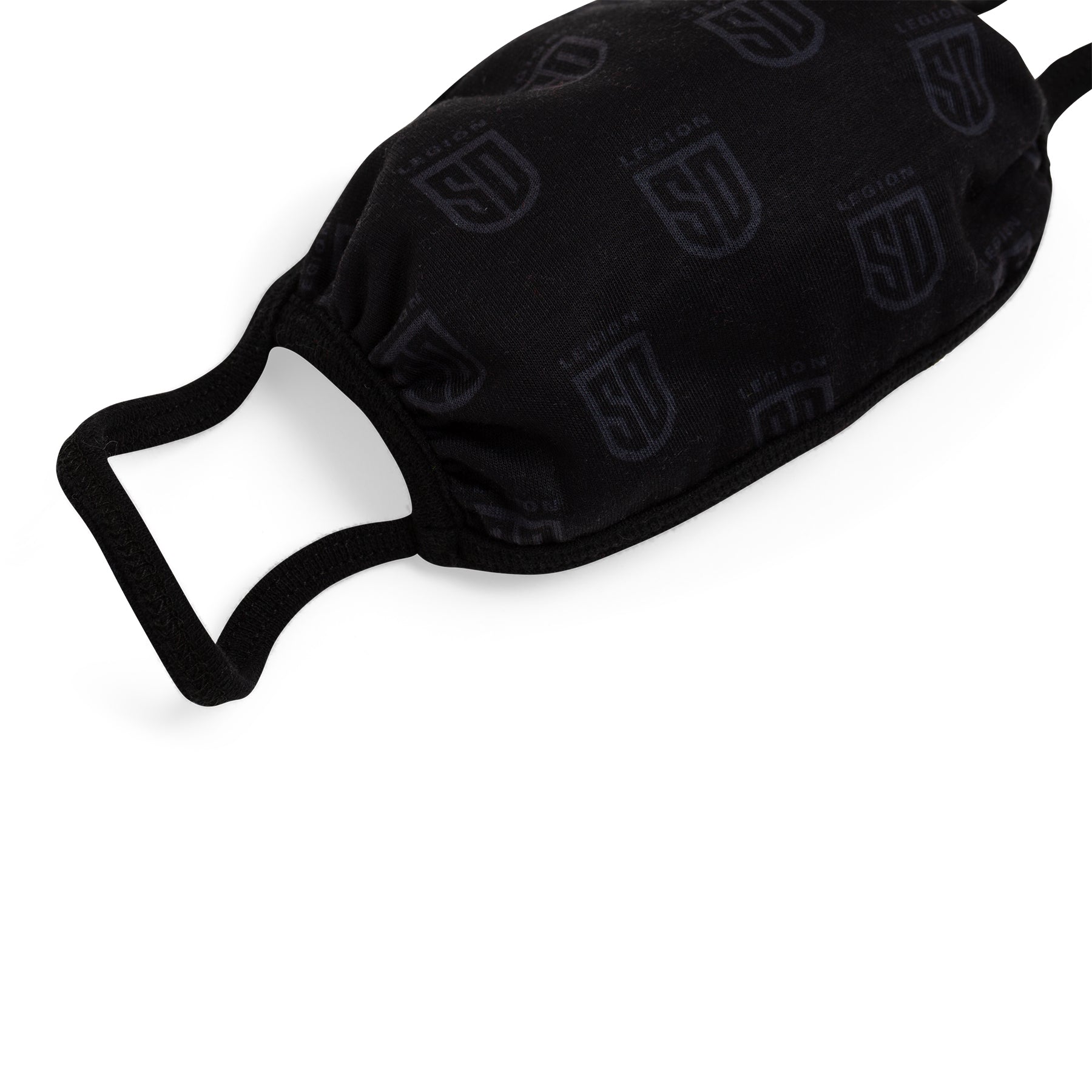 SD LEGION All Black Shield Face Mask - Reusable & Breathable for Outdoor Sports, Travel & Daily Protection