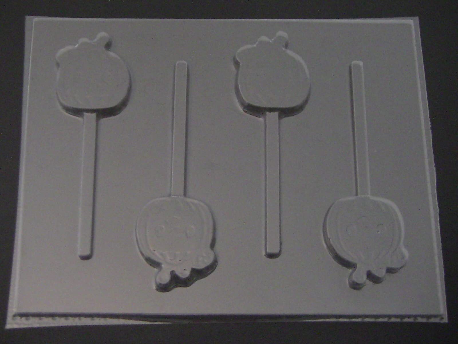 Cocomelon Watermelon Face Chocolate Candy Lollipop Mold - Clear Silicone Candy Making Mold for DIY Treats, Birthday Parties & Halloween Decorations