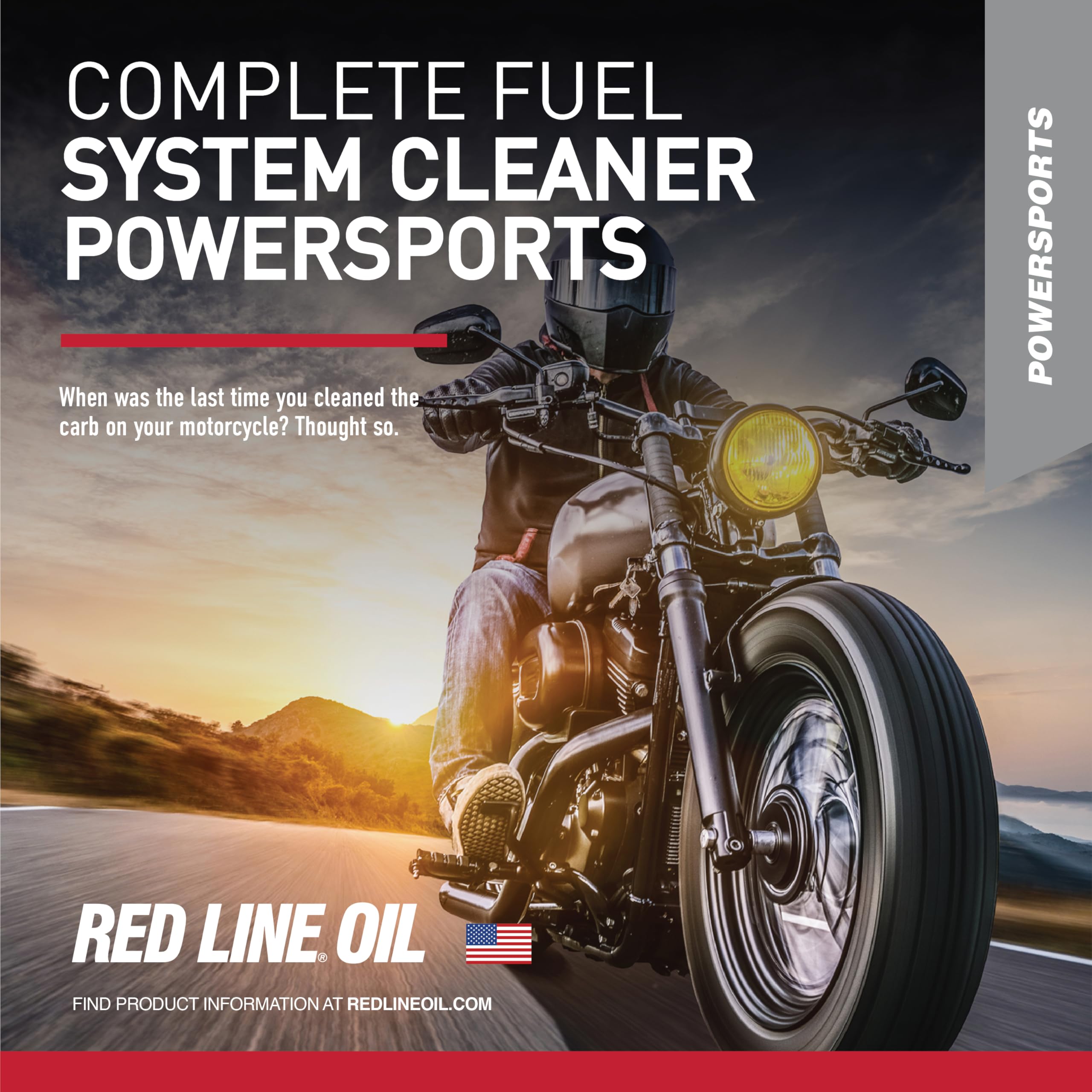 Red Line 60102 Complete Fuel System Cleaner for Motorcycles, ATVs & Powersports - 4 oz Bottle (1 Pack) - Improves Performance & Cleans Injectors for Smoother Rides