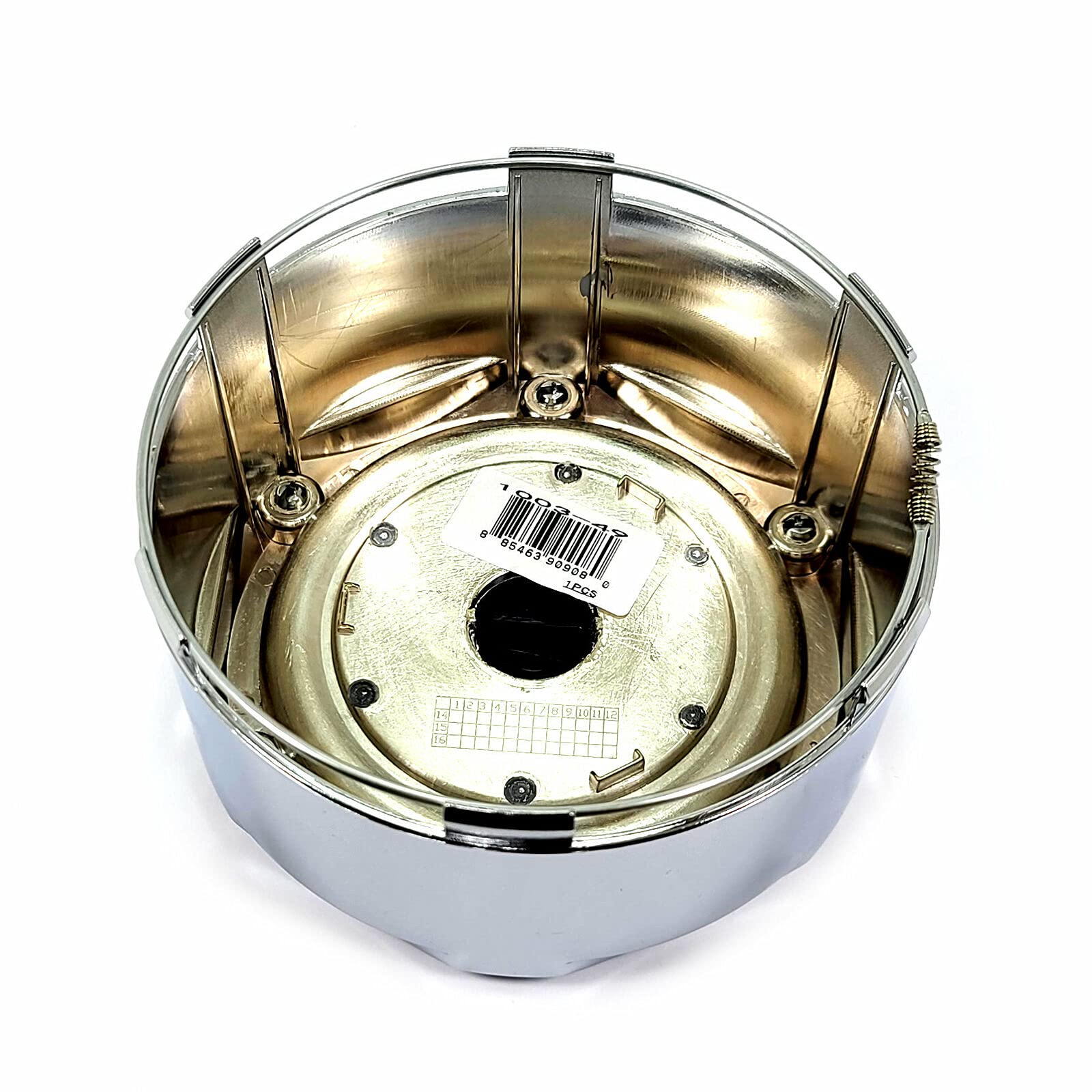 Fuel Offroad Wheels 1003-49 Chrome Snap-in Center Cap - Replacement Wheel Hub Cover for Trucks & SUVs - Off-Road & Street Use