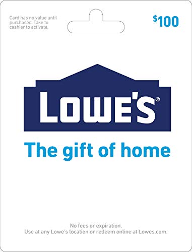 Lowe's Gift Card - Perfect for Home Improvement, Appliances & Tools | Ideal for Holidays, Birthdays & Special Occasions