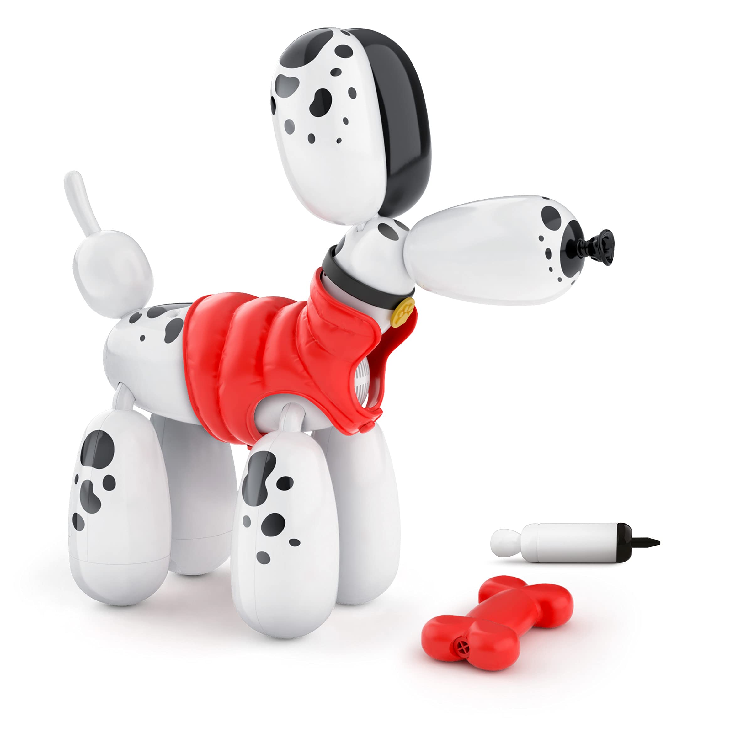 Squeakee Spotty The Dalmatian Balloon Dog - Interactive Inflatable Pet Toy for Kids, Multicolor (12307) | Fun Birthday Gift & Party Decoration for Children