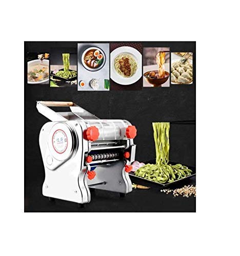 220V Electric Pasta Press Maker Machine for Homemade Noodles, Dumpling Wrappers & Veggie Pasta - Commercial & Home Use with 180mm Pasta Knife - Perfect for Italian Restaurants, Catering & Family Cooking