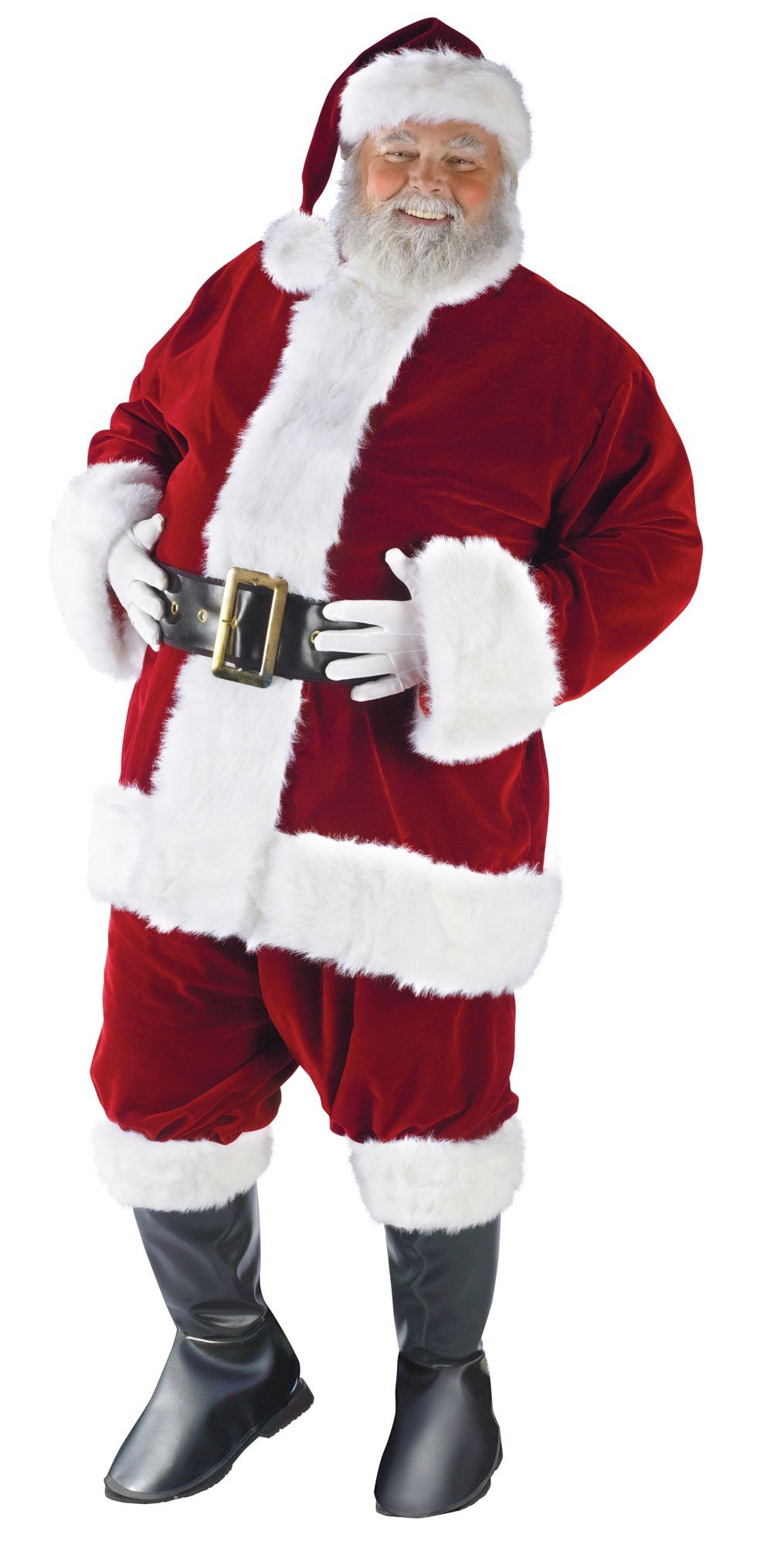 Men's Adult Ultra Velvet Santa Suit - Premium Christmas Costume for Holiday Parties & Family Gatherings | Fun World Costumes