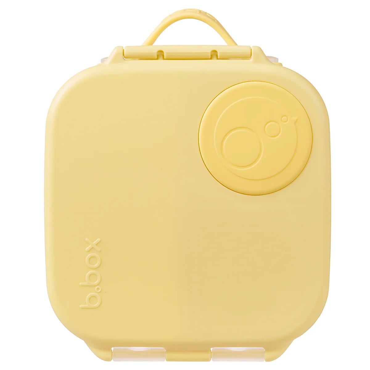 b.box MINI Lunch Box for Kids - BPA-Free, Leak-Proof Food Container with Insulated Compartment | Perfect for School, Picnics & Travel - Lemon Twist Color