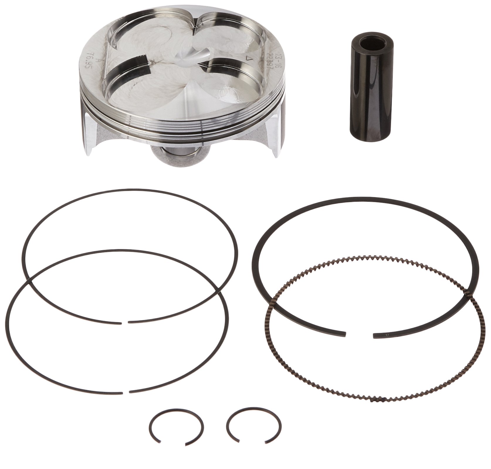 Vertex 23954A Forged High Compression Piston Kit - Performance Upgrade for Harley Davidson, Yamaha, Honda & Suzuki Motorcycles | Perfect for Engine Rebuilds & Racing Applications