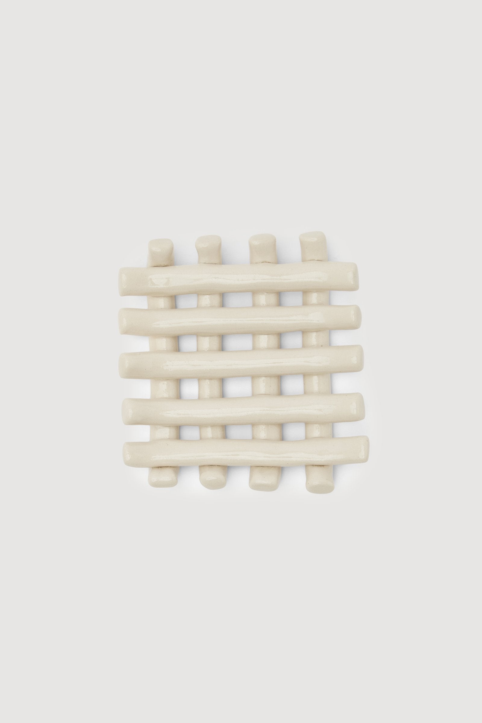 Premium Jedda Clay Grid Soap Dish - Natural Drainage for Bathroom & Kitchen - Perfect for Bar Soap, Sponges, and Beauty Products - Ideal for Showers, Sinks, and Countertops