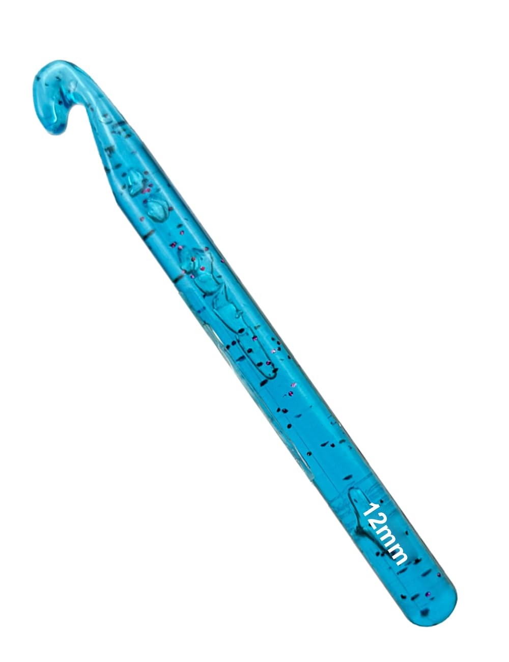 Weabetfu 12mm Large Crochet Hook Set - Ergonomic Giant Crochet Hooks for Chunky Yarn, Wool Roving & DIY Projects - Perfect for Knitting Scarves, Blankets, Rugs & Home Decor Crafts
