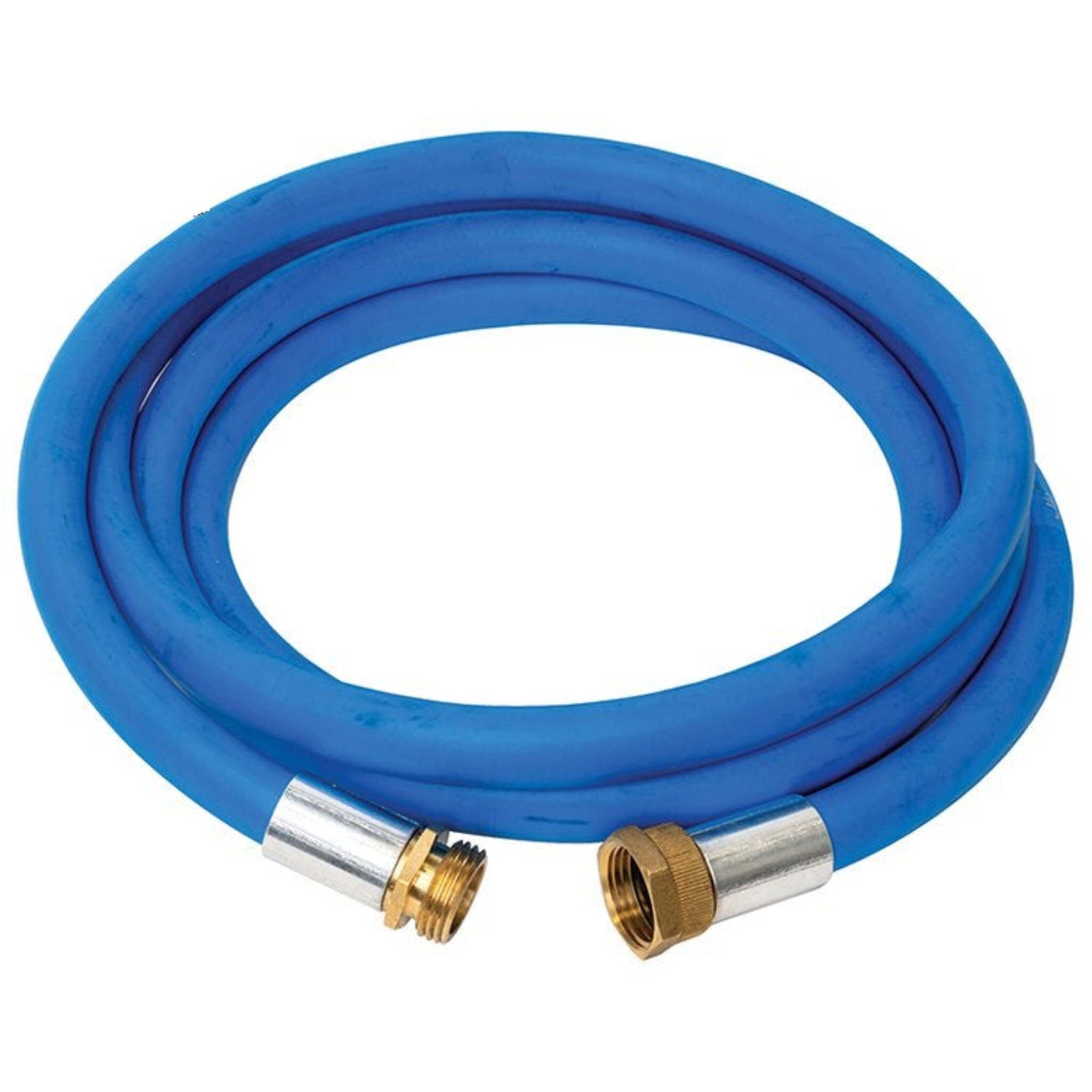 Heavy Duty Blue Aqua High Pressure Industrial Garden Hose - 300 PSI, Non-Kinking, Chemical Resistant, Non-Marking (3ft, 5ft, 10ft Lengths) for Outdoor Watering, Car Washing & Industrial Use -25°C to 65°C Temperature Range
