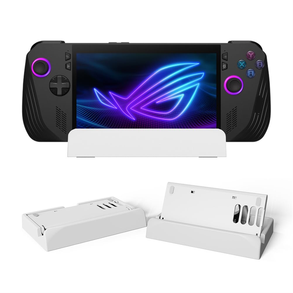 ROG Ally X Gaming Console Stand - Adjustable Desktop Holder for Steam Deck, Nintendo Switch & Switch OLED - Perfect for Gaming Setup & Desk Organization