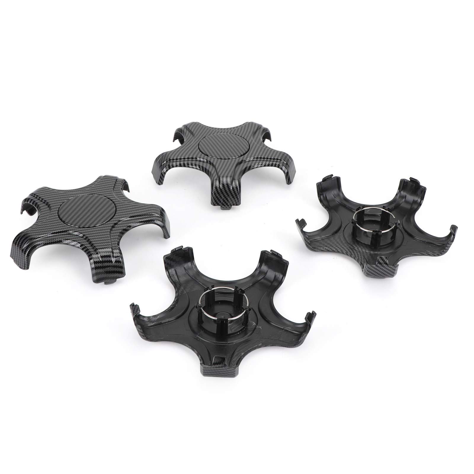 4PCS Car Wheel Center Hub Cap Cover for Tesla Model 3 & Y - Premium ABS Plastic Rim Caps - Enhance Vehicle Appearance & Protect Wheel Hub - Perfect for Daily Driving, Road Trips & Car Shows