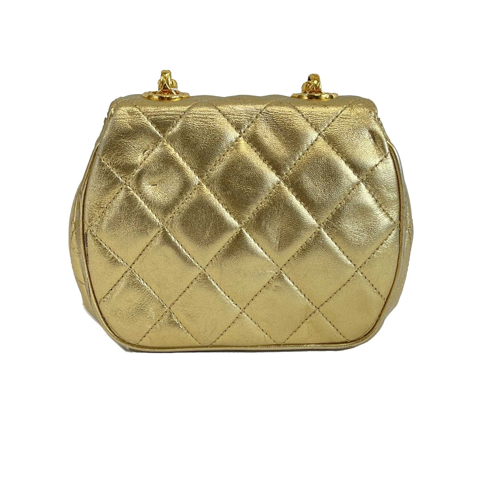 Vintage CHANEL Mini Flap Bag with Gold CC Logo - Quilted Leather Crossbody Purse for Women | Perfect for Date Night, Parties & Special Occasions
