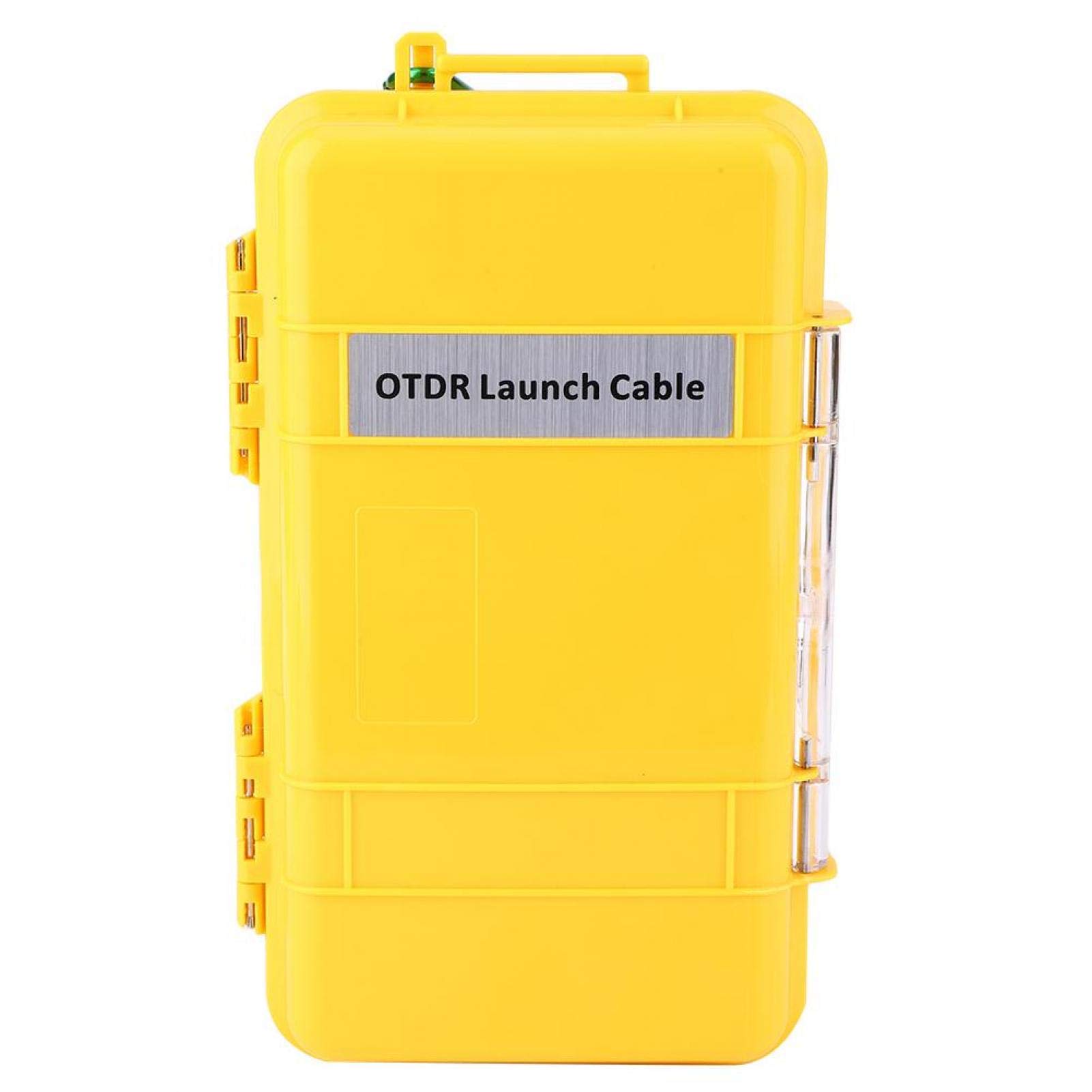 Professional OTDR Fiber Optic Tester with SC/APC-SC/APC 2km Launch Cable - Dead Zone Eliminator for Optical Fiber Network Testing | Perfect for Telecom Engineers & Field Technicians