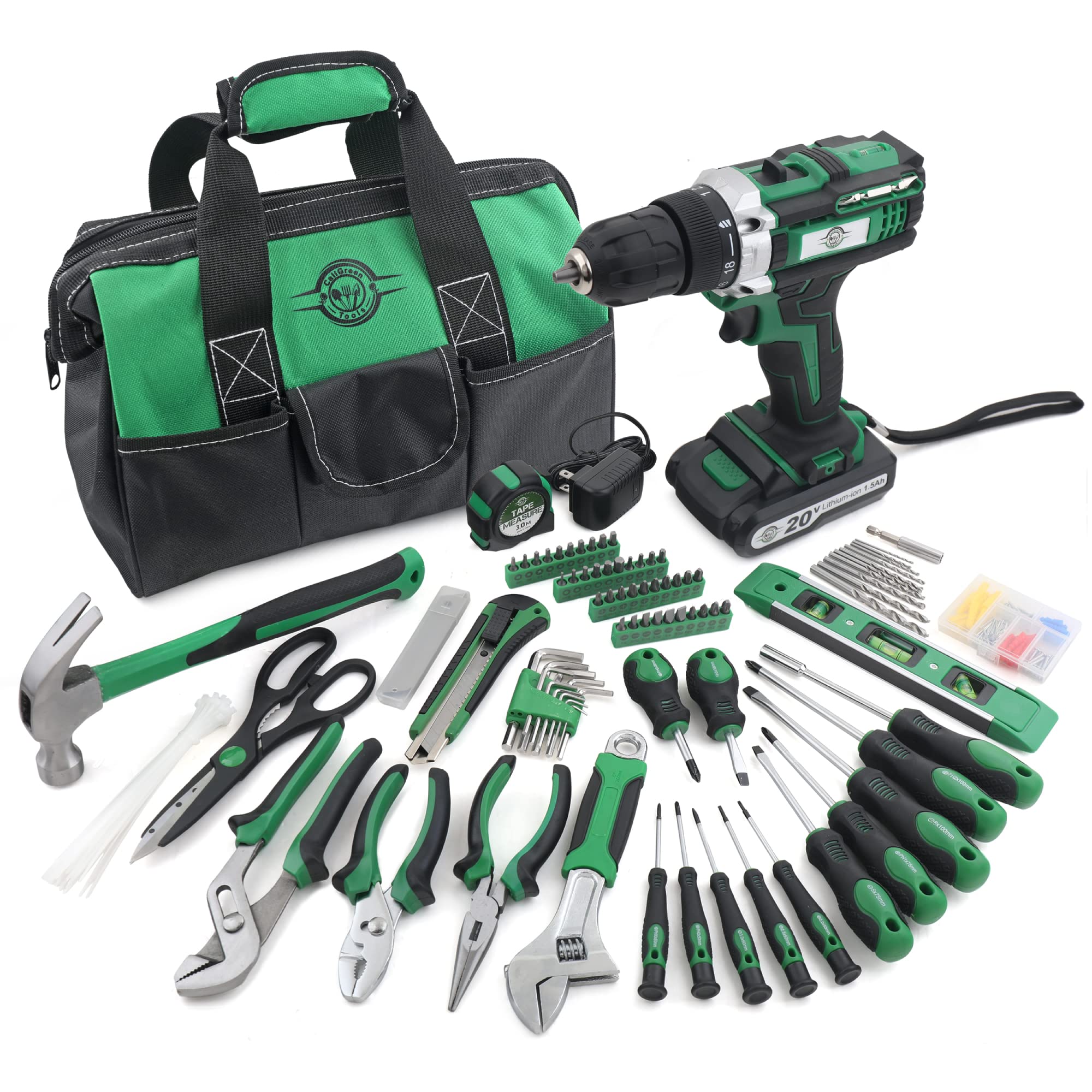 232-Piece Home & Auto Repair Tool Kit with Socket Wrench Set - Complete Hand Tools in Storage Case for DIY, Maintenance & Emergency Fixes