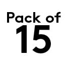 Pack of 15