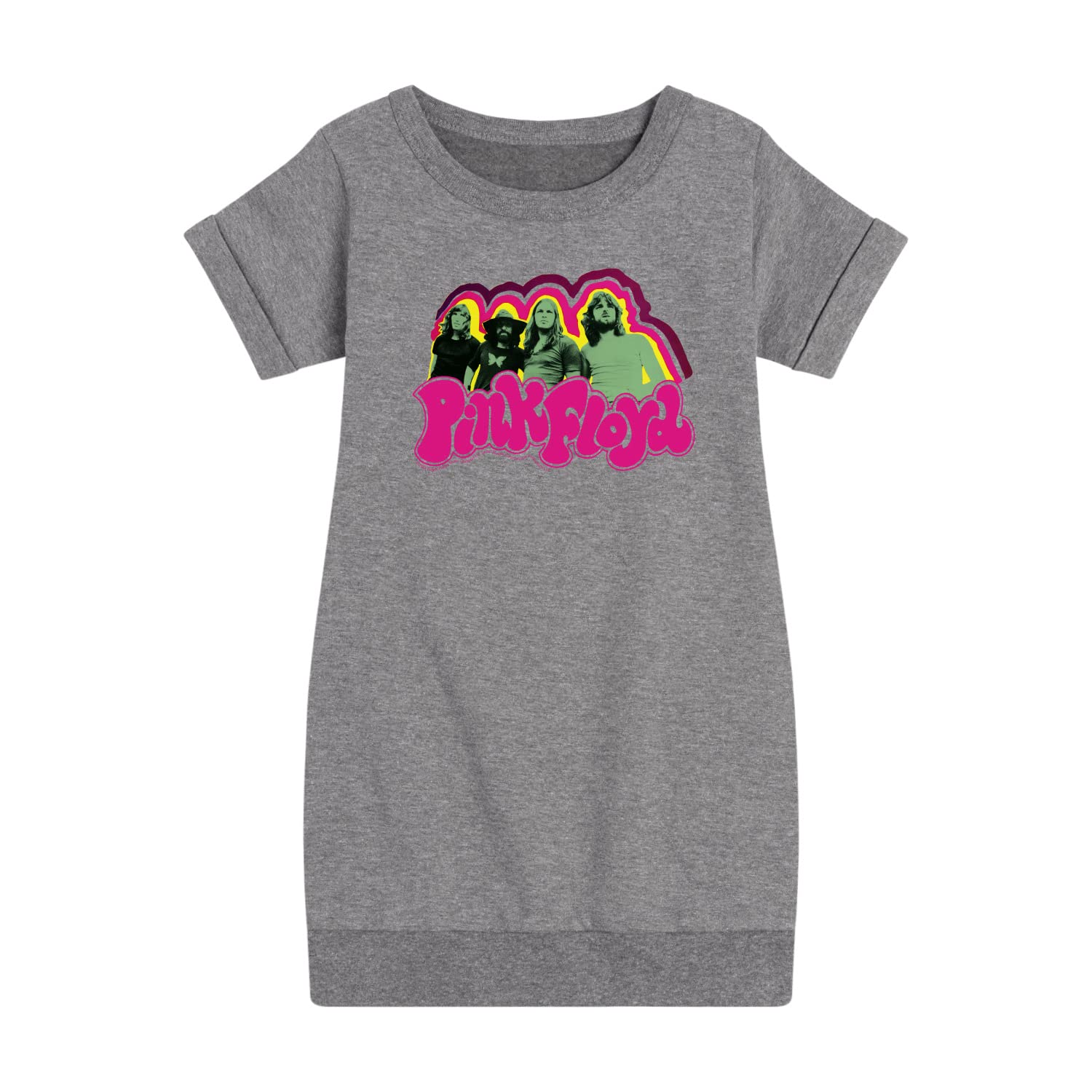 Pink Floyd Fleece Dress for Toddler & Youth Girls - Soft & Warm Music Band Apparel - Perfect for Concerts, School & Casual Wear
