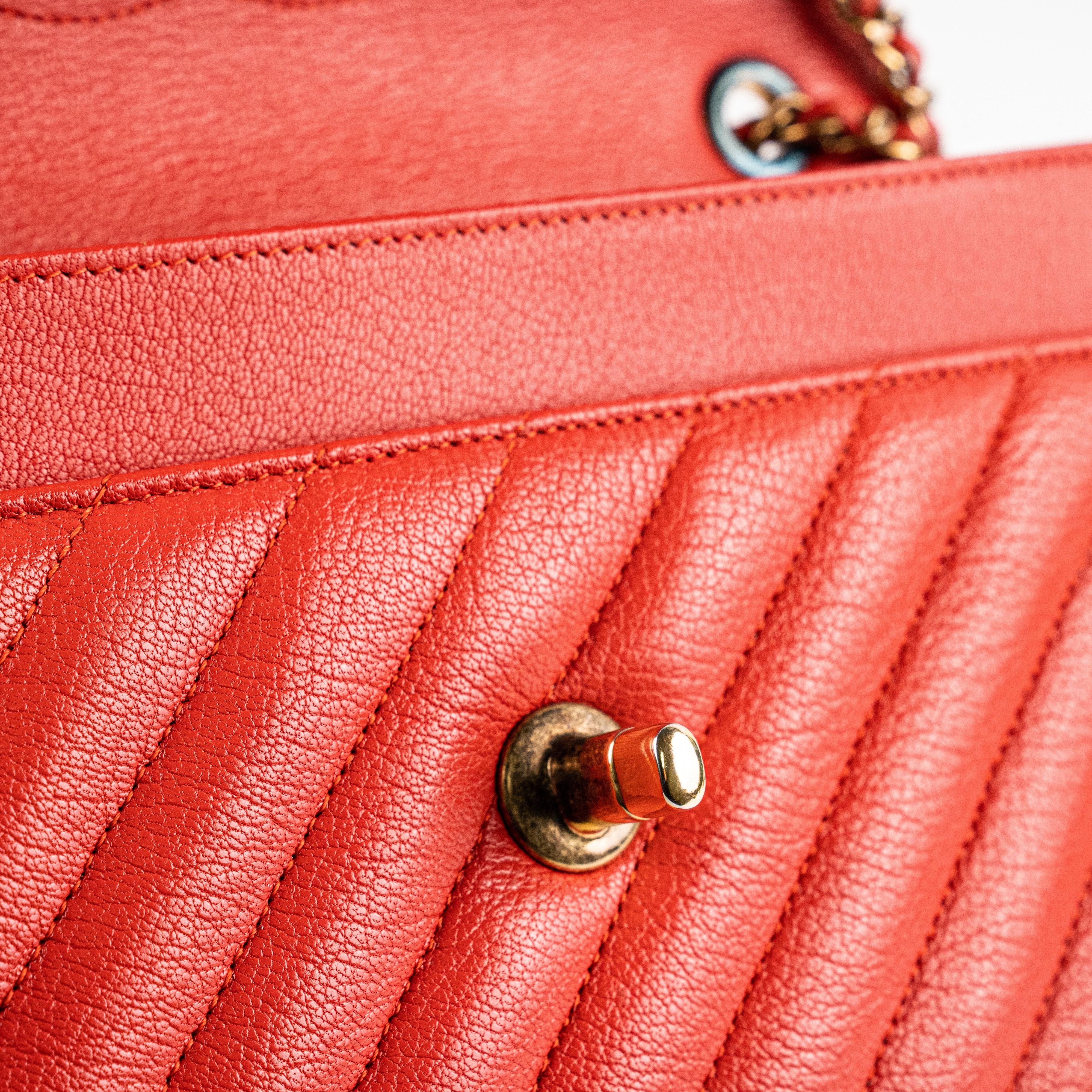 Chanel Seasonal Flap Red Crossbody Bag for Women - Luxury Designer Handbag for Evening Parties & Date Nights