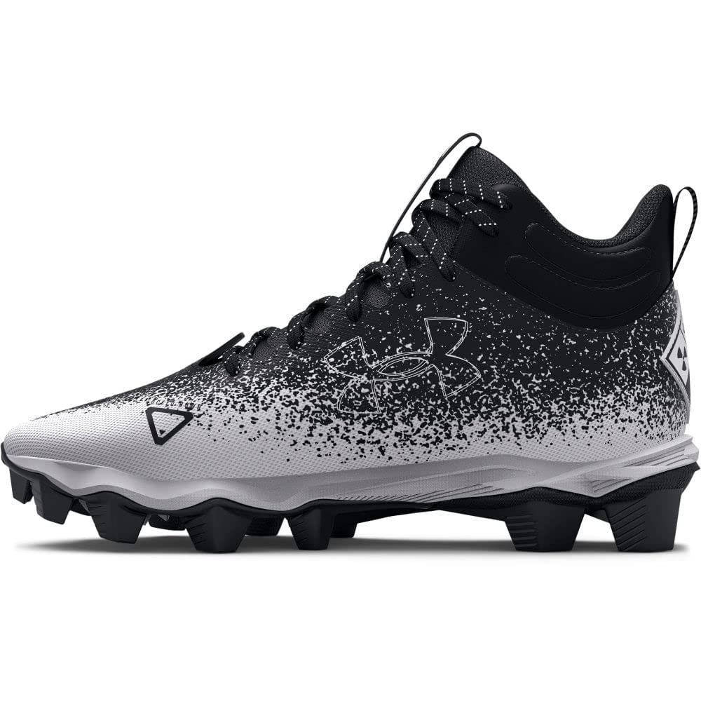 Under Armour Spotlight RM Molded Football Cleats - Black | Lightweight & Durable for Football, Soccer & Training | Perfect for Turf & Field Sports