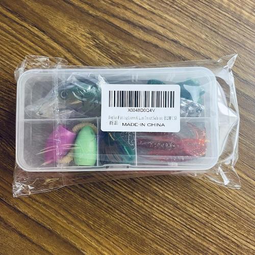 Pezlun Fishing Lures Kit - 20pcs Soft & Hard Baits for Bass, Trout, Salmon - Complete Tackle Box for Freshwater & Saltwater Fishing