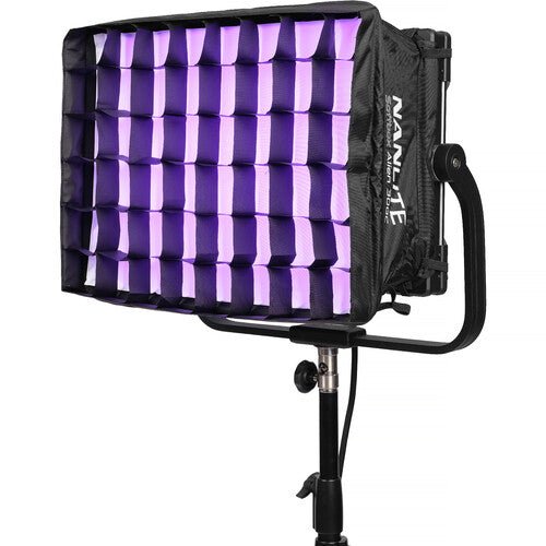 Nanlite Alien 300C RGBWW LED Panel with Softbox & Eggcrate - Professional Studio Lighting for Photography, Videography, and Live Streaming
