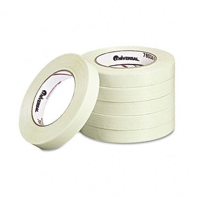 Universal Medium-Duty Filament Tape 3/4 Inch x 60 Yards - 3 Inch Core - Pack of 36 Rolls - Strong Packaging, Shipping & Moving Supplies for Box Sealing & Industrial Use